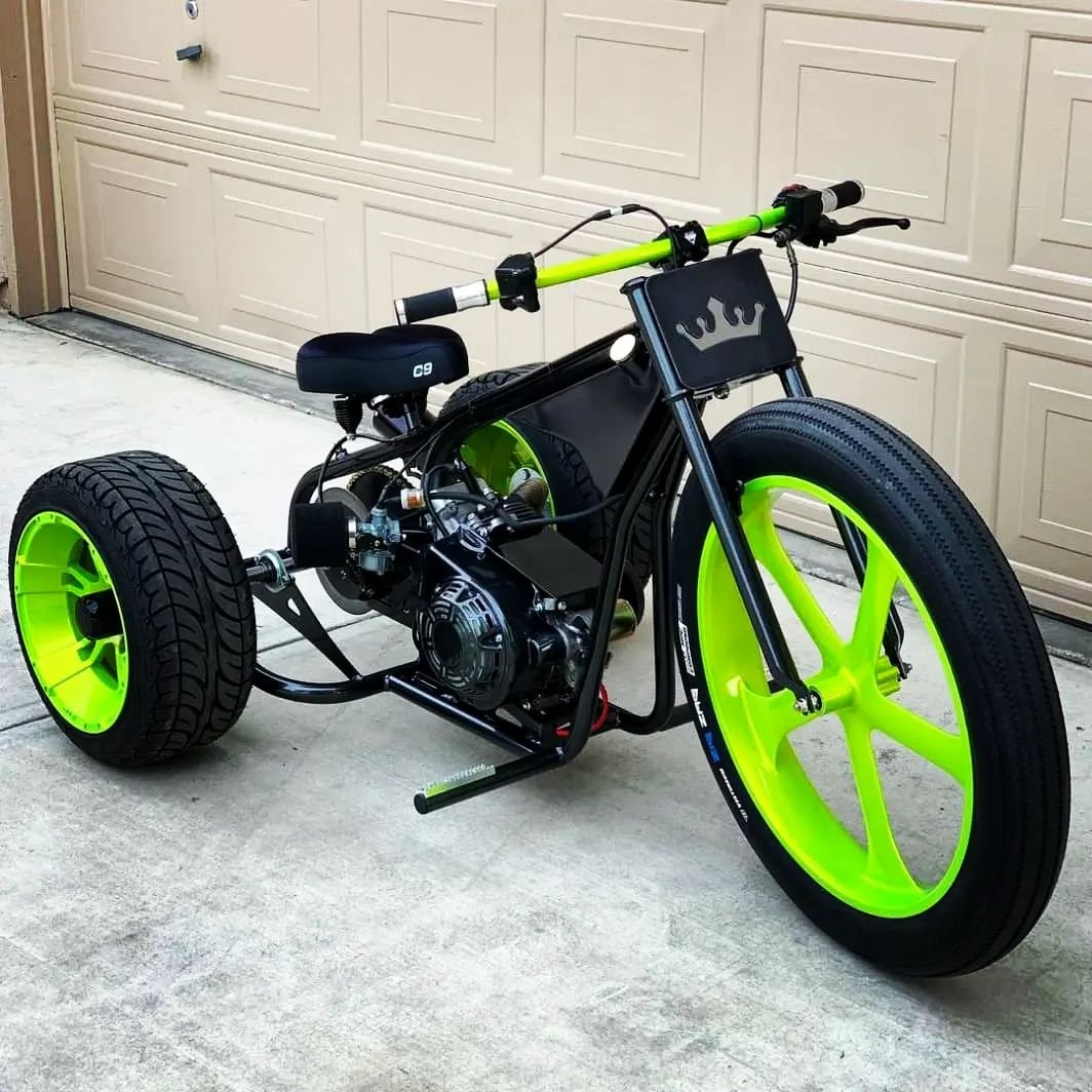 Big Front Wheeler (black/lemon-green)