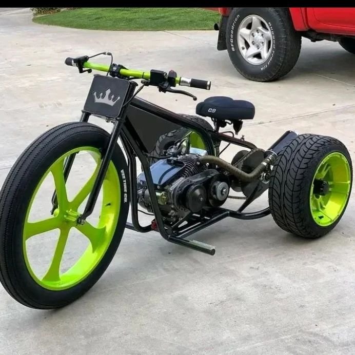 Big Front Wheeler (black/lemon-green) - Image 3