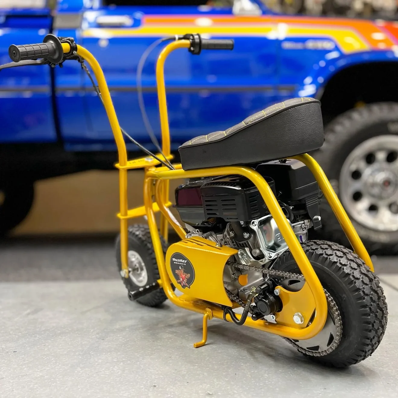 Lil Hustler MiniBike (Yellow) - Image 4