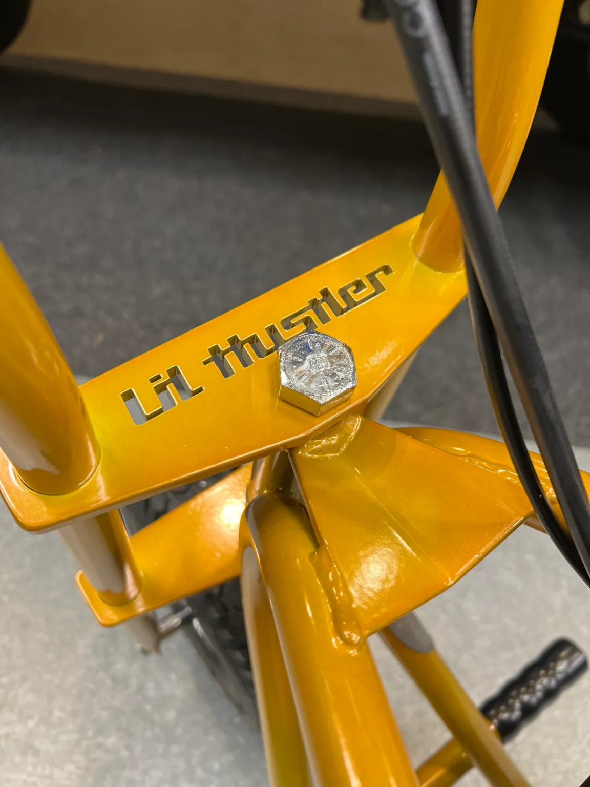 Lil Hustler MiniBike (Yellow) - Image 2